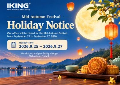 IKING 2026 Mid-Autumn Festival Holiday Notice